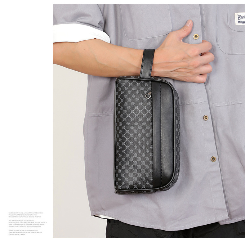 Trendy Mens Toiletry Bag For Travel - Stylish Large Capacity Clutch_voghion.com