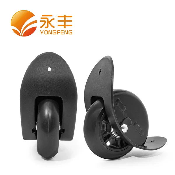 Luggage accessories casters, travel trolley case universal wheel accessories, golf trolley bag plastic directional wheels
