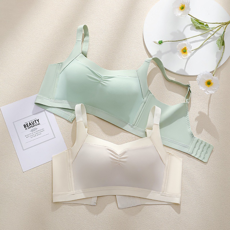 Venta directa de fábrica comercio electrónico transfronterizo Sudeste de Asia Vietnam Tailandia damas sin costuras sujetador de recogida lateral cómodo