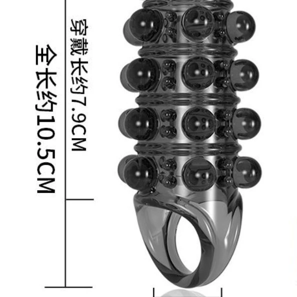 秘恋 Sexy wolf braces for men's condoms thickened and thickened sex packs lengthened crystal sets adult products nude goods