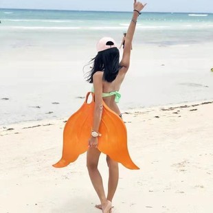 Factory direct supply sail Australia Mahina professional mermaid flippers training single webbed swimming flippers soft rubber