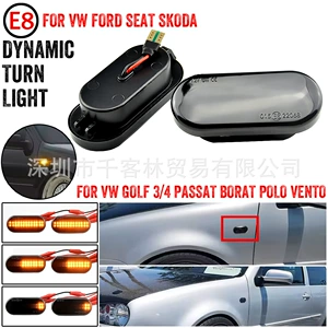 Volkswagen Golf Passat Sharan Polo Jetta Bora üçün axar su qanad yan işıq dönmə siqnalı