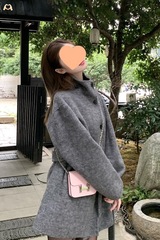 敲重磅!感小个子韩系气质呢子大衣女秋冬季2025新款呢料外套