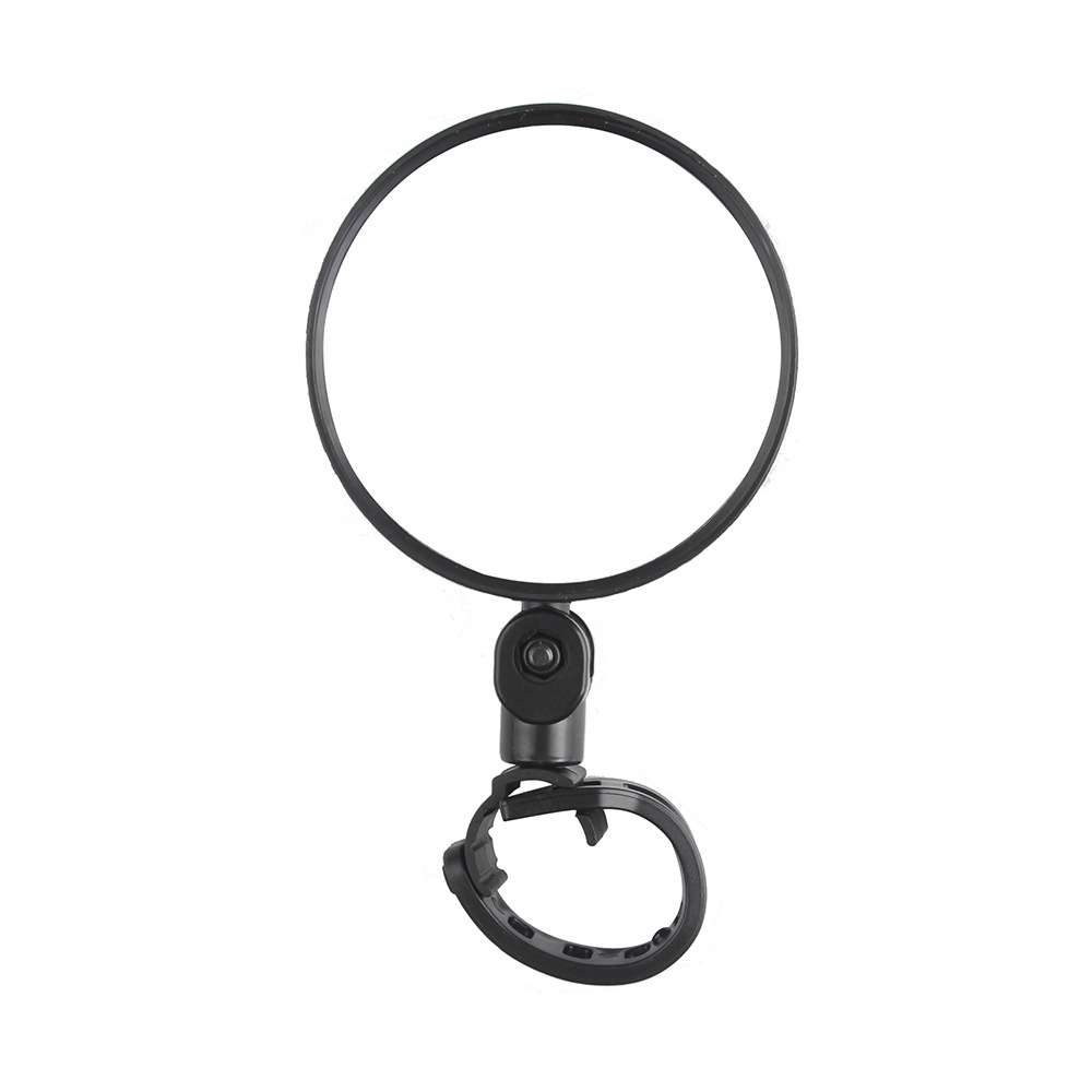 Espejo retrovisor de bicicleta de 360 grados espejo convexo de gran angular bicicleta vehículo eléctrico gran vista mango de silicona reflector Accesorios