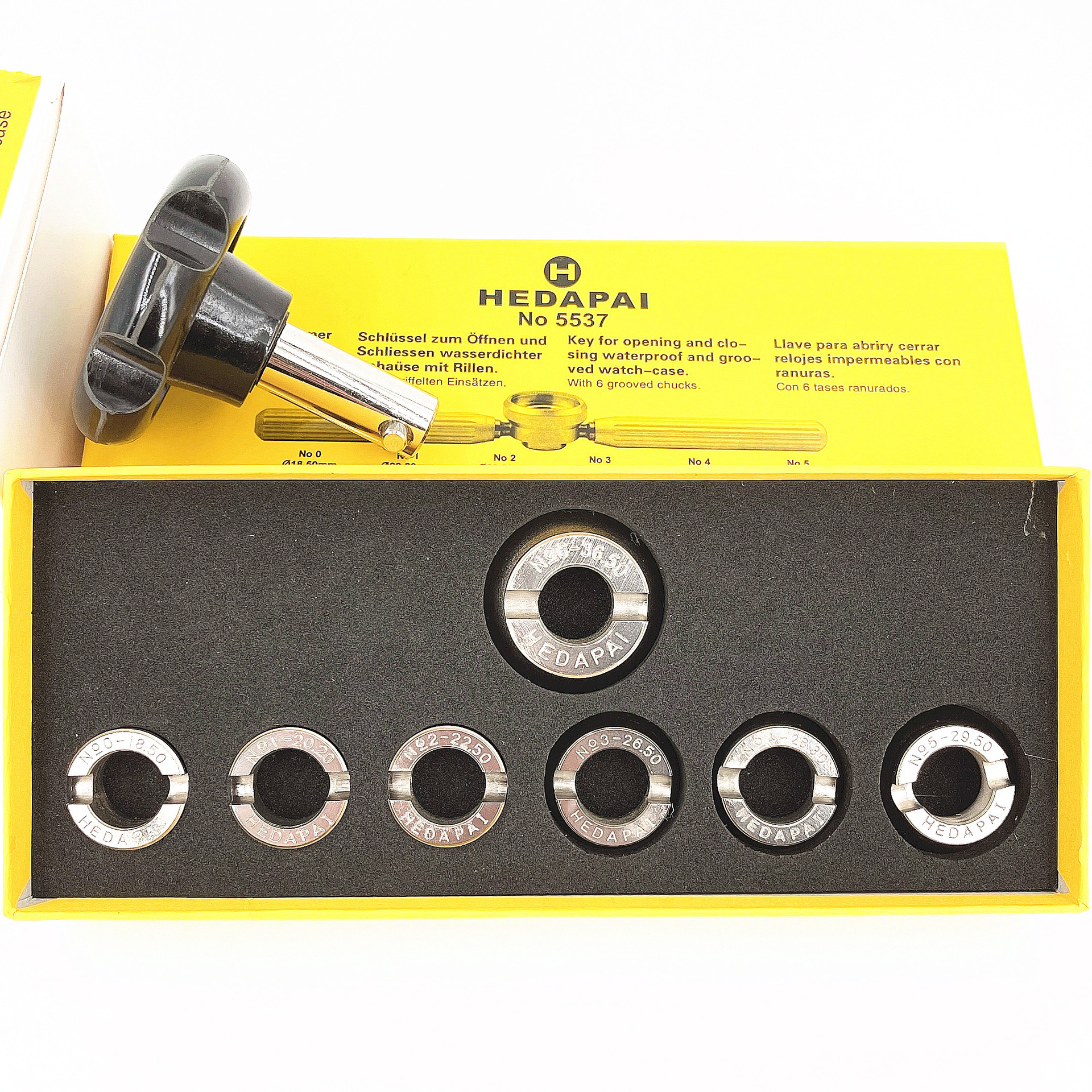 修表工具5537开表器 适用于劳力S/帝T手表开盖器 开细齿后盖7粒