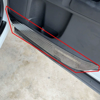 Dekorativ pedal başlıqları, 15-25 models of Odyssey - car-door-anti-kick-protector-2-pieces-black-titanium-honda-odyssey2015-2018-models