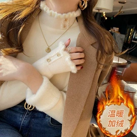 女式针织衫;毛衣;时尚休闲套装