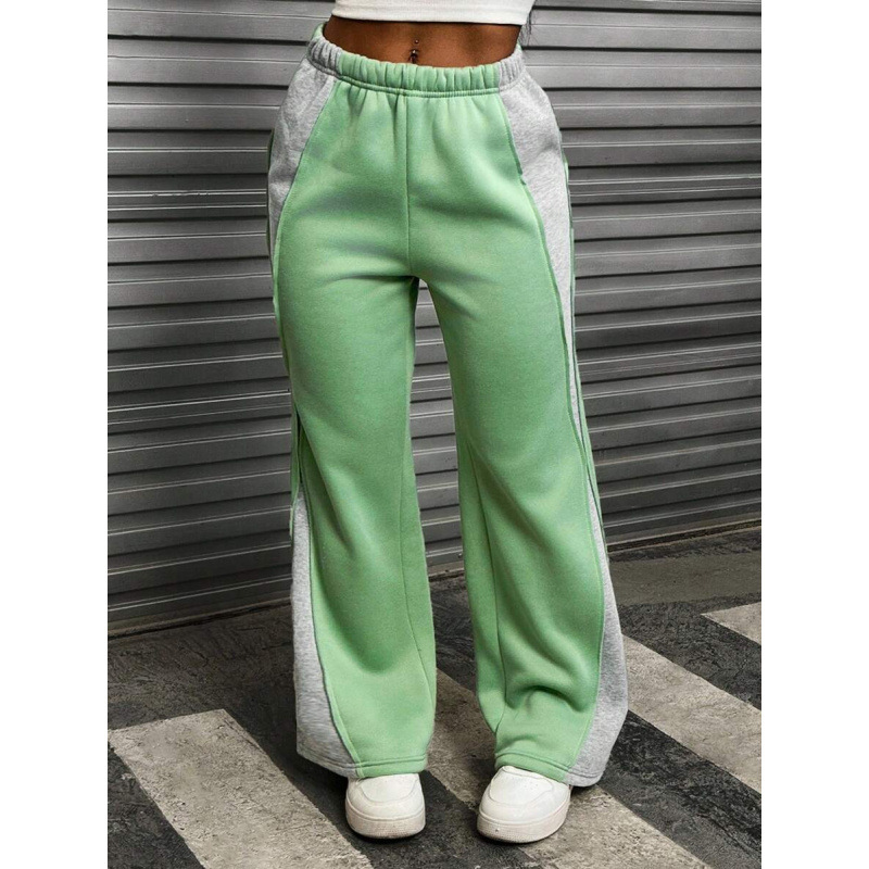 V 53811 Color Block Wide Leg Pants Pantalones de piernas anchas de color para mujeres image 4
