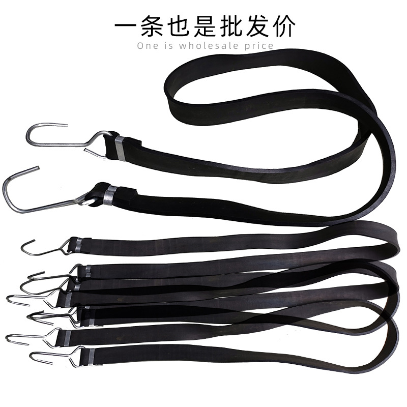 Suministro directo de fábrica de goma cuerda elástica bicicleta motocicleta cinturón de Unión coche eléctrico pequeño remolque alta cuerda elástica de equipaje