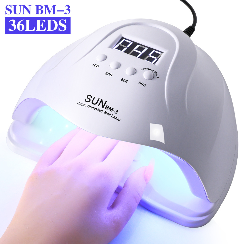 Transfronterizo nuevo 120W manicuras lámpara de secado rápido no negro manicuras lámpara de terapia de luz UV manicuras lámpara de gel de manicuras