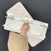Douyin explosion old flower mirror wholesale fashion box Korean version of the tide flower mirror Ms. HD anti -blue light old flower glasses