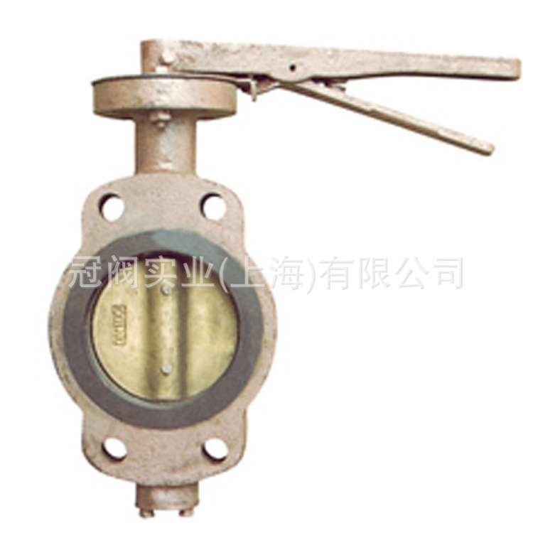 船用中心型对夹式手柄蝶阀GB-T3036-94 JIS F7480