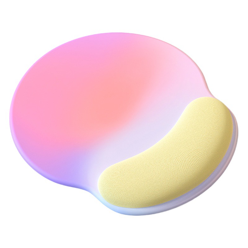 Nuevo gradiente mouse pad silicona muñeca pad estilo simple niños y niñas antideslizante portátil pulsera hermosa