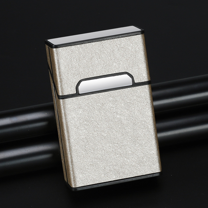 Caja de cigarrillos 20 paquetes Caja de regalo Caja de cigarrillos en bruto de cuero Caja de cigarrillos magnética portátil personalizada para niños Caja de cigarrillos anticolisión y a prueba de humedad para niñas