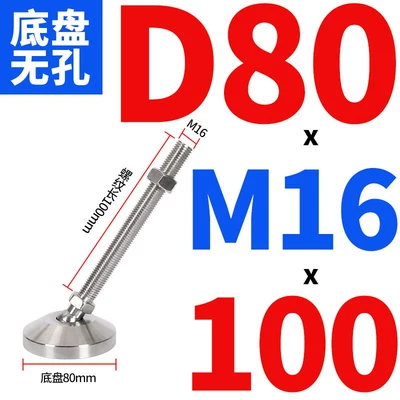 Ayaqaltılar (Kovriklər) – 304 Stainless Steel Universal - d80xm16x100