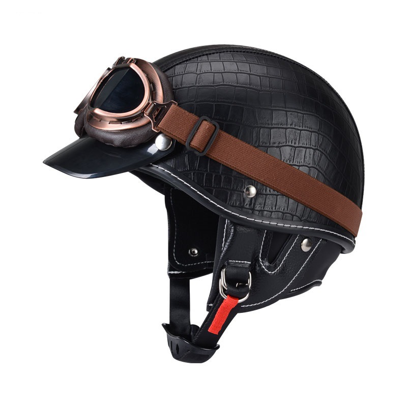 블랙 그리드 + 구리 프레임 티 미러