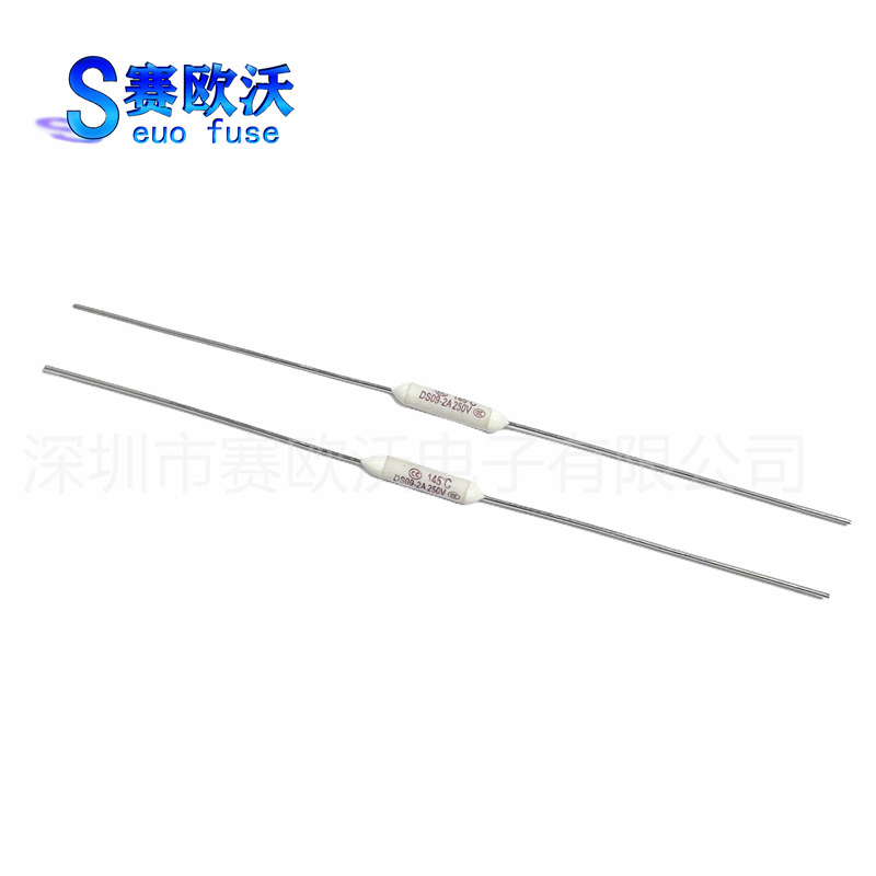 陶瓷温度保险丝115℃2A145℃ 2A250V 轴向型电阻式熔断体热保护器