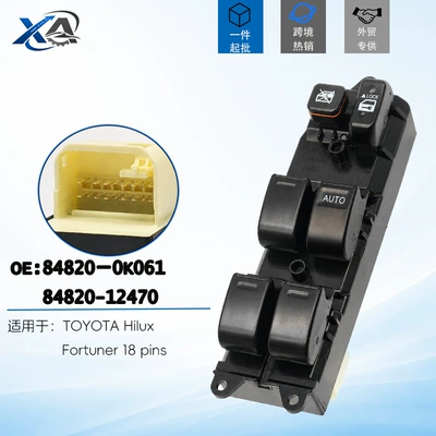 84820-0K061 Hilux Fortuner sağ sükan şüşəqaldıran açar 18-pin