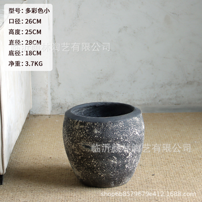 Retro de alto nivel gran calibre centro comercial hotel lirio bambú dragón árbol de sangre pájaros del cielo gran maceta verde