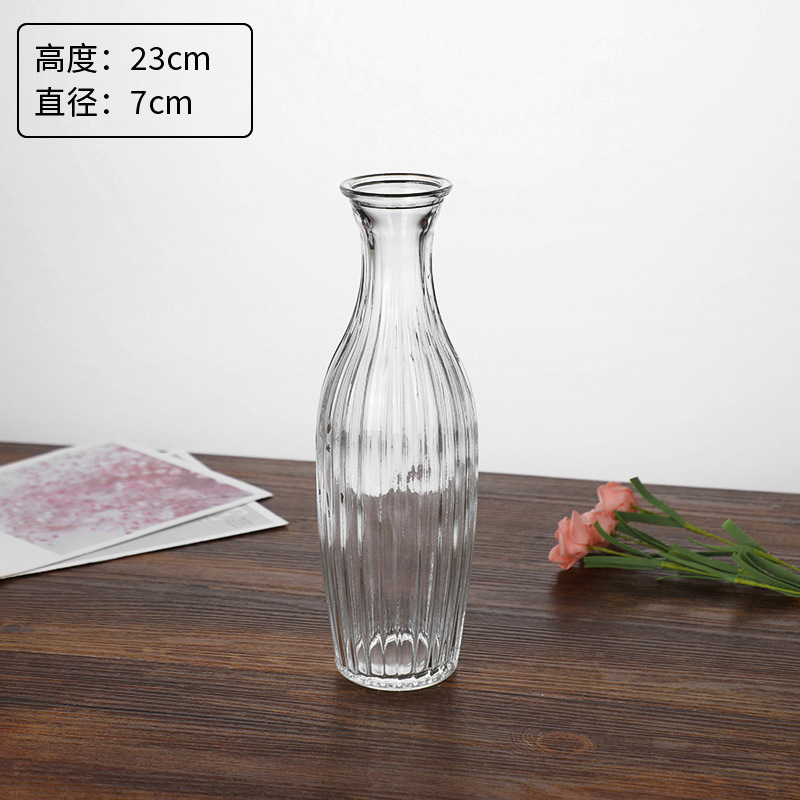 Juego de jarrones pequeños populares de Amazon, jarrones de estilo europeo para arreglos florales, decoración de alta gama para sala de estar y cocina