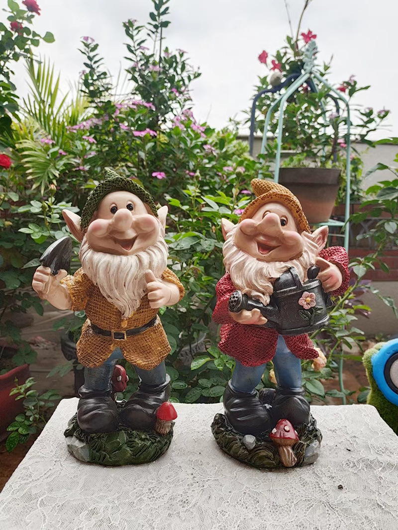 Resin craft cute garden ornament vintage fairy garden creative item