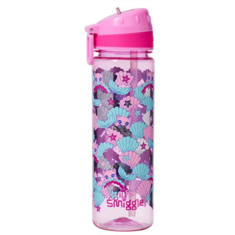 Australian Smiggle Water Cup Spray Hydrating Sports Kettle Portable Minecraft Mermaid Student Cup
