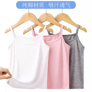女童吊带背心纯棉内穿夏季宝宝女娃打底内衣小中大女孩子童装背心