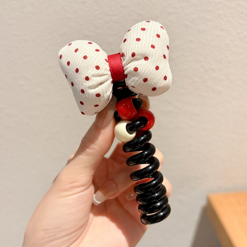 Brazo de cabello trenzado de perla espuma trenzada cuerda de cabello arco línea telefónica anillo de cabello 2025 nuevo cabello de cabello