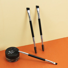 迷你双头眉刷螺旋刷斜头刀锋眉粉刷子睫毛梳单支装便携美妆工具