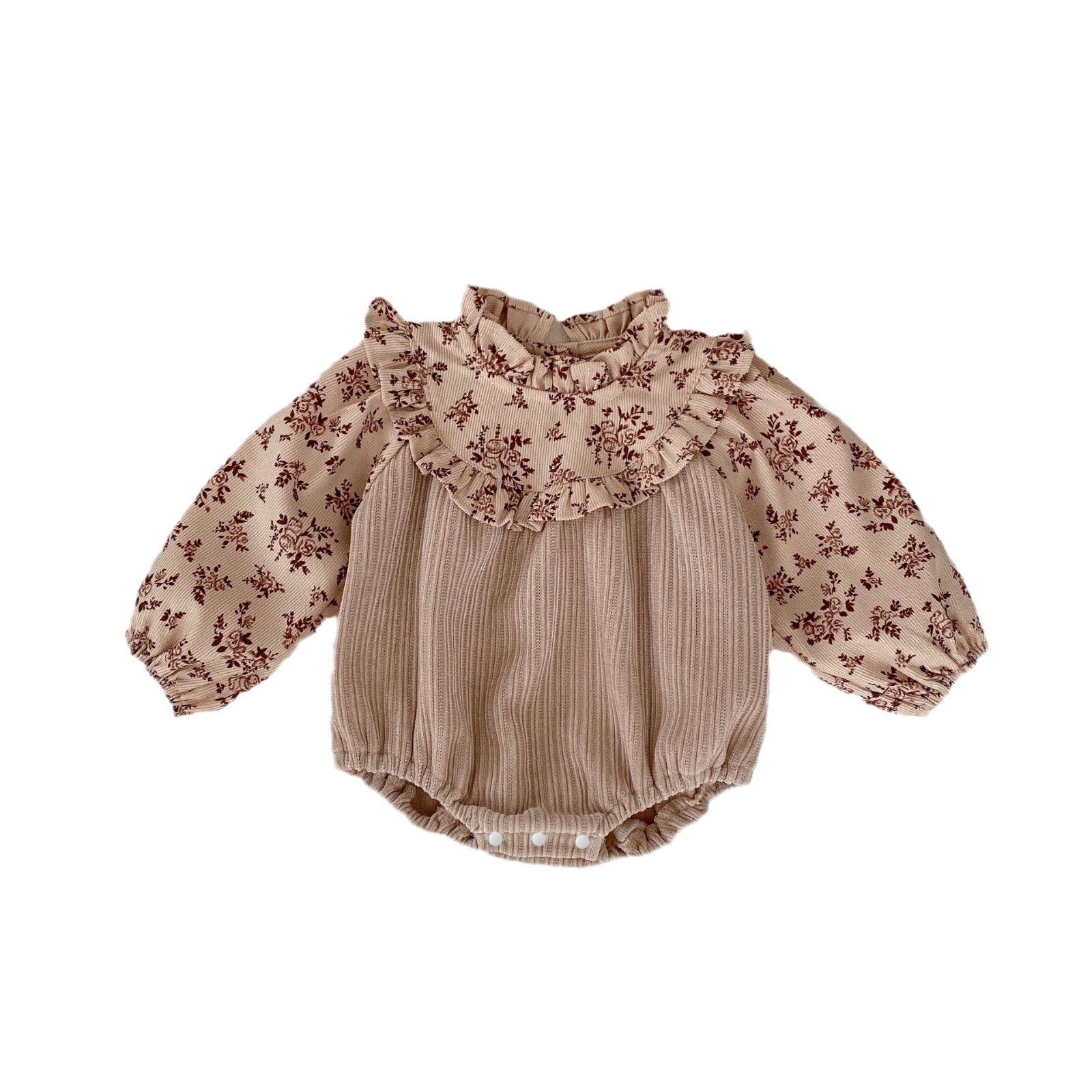 Jesenska oblačila za dojenčke, majhne otroke, deklice in dojenčke za leto 2024. Pulover s kapuco iz žametnega materiala z dolgimi rokavi in vzorcem patchworka._voghion.com