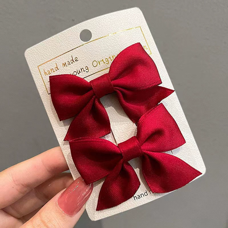 Детский зажим для волос с бантом для принцессы, милые заколки, аксессуар для волос, интернет-знаменитость