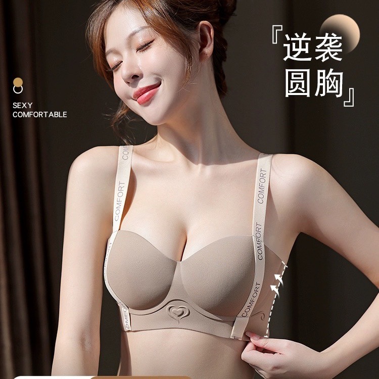 Venta directa de fábrica comercio electrónico transfronterizo Sudeste de Asia Vietnam Tailandia damas sin costuras sujetador de recogida lateral cómodo