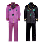 JOJO的奇妙冒险cos服黄金之风乔鲁诺&middot;乔巴拿cosplay舞台表演服装