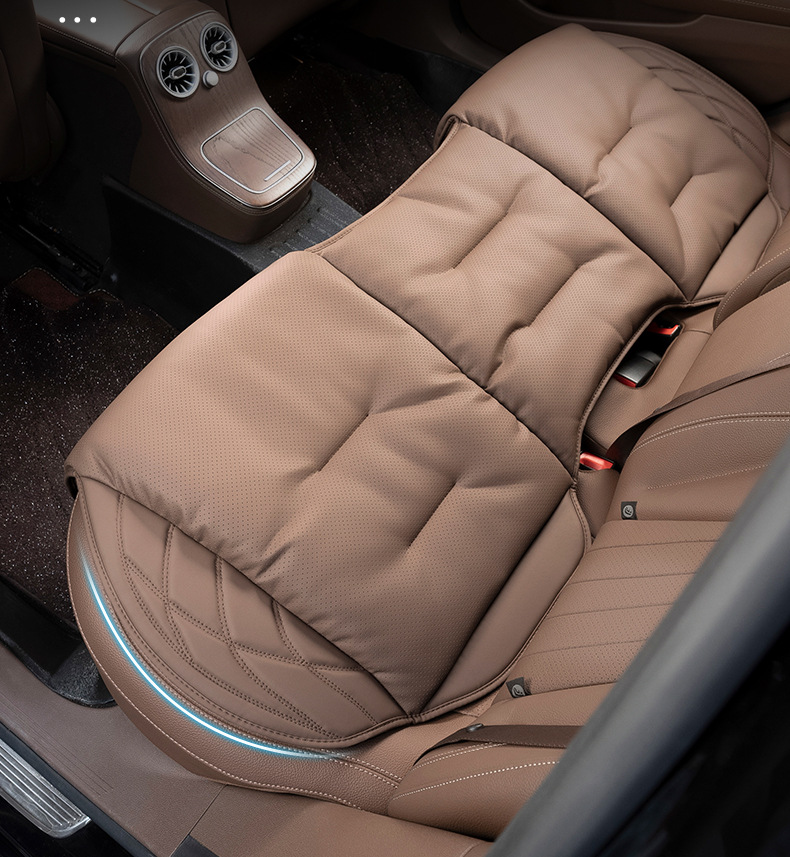 2025 Car Seat Cushion for the Driver's Seat, Universal for All Seasons, Nappa Leather Seat Cushion Suitable for Xiaomi, Bmw, Mercedes-Benz, Audi Seat Covers
