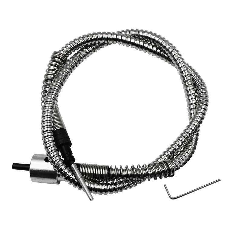 電気ドリル電気研削ハンドル付きチャック0.3-4mm/ 6.5mm吊りグラインダーハンドル部品チャックソフト軸ツール|undefined