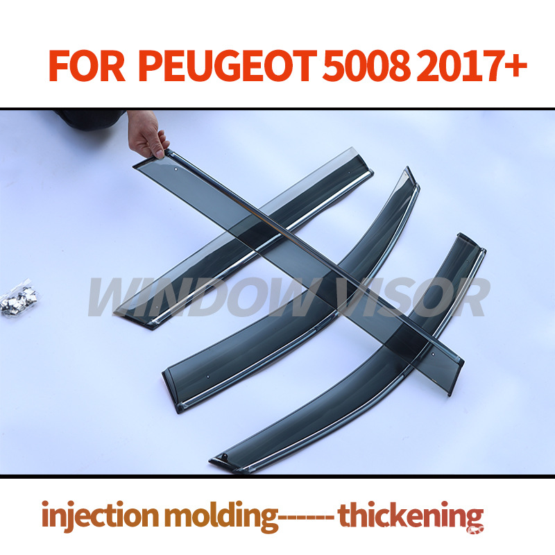 Suitable for Peugeot 5008 car window rain shield PEUGEOT 5008 2017 Window visors