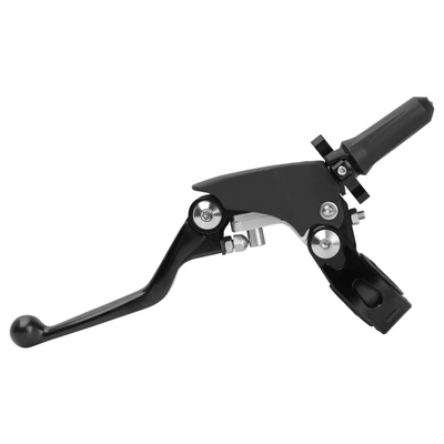 modified accessories 360 degree: Motorcycle Safety Supplies - long-labor-saving-360-forged-clutch-black-fcl-090406