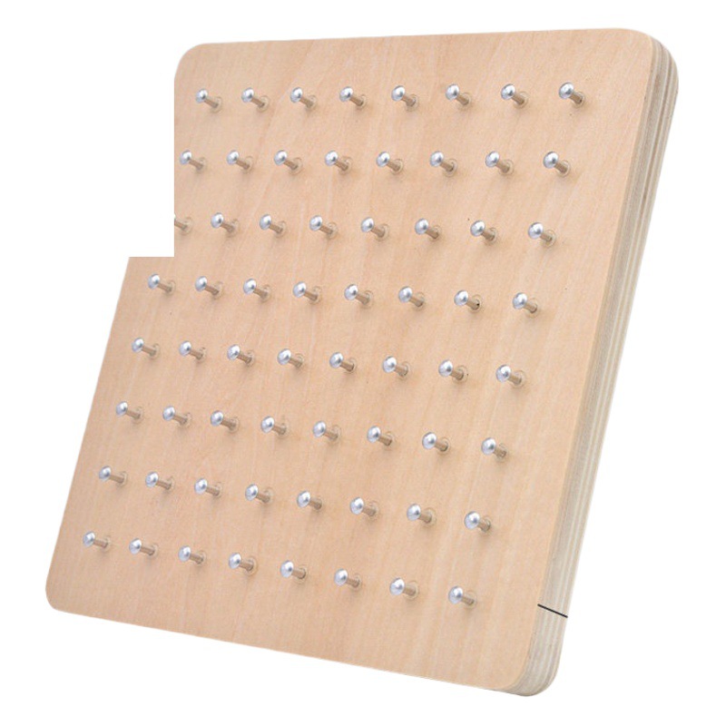 Los niños Montessori Educación Temprana juguetes educativos de madera kindergarten primer grado los estudiantes de matemáticas utilizan clavos tablero ayudas didácticas al por mayor