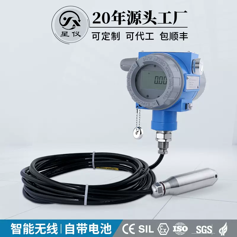 星仪CYW101无线液位变送器物联网NB投入式水位计远传智能传感器
