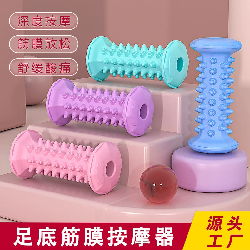 Массажное колесо для ног, стимуляция акупунктурных точек подошвы и артефакт для релаксации, массаж ног, ролик для йоги, оборудование для фитнеса ног и ног