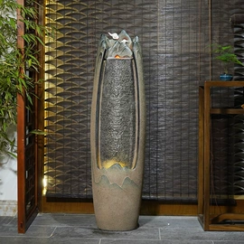 流水摆件;树脂工艺品;浴室柜