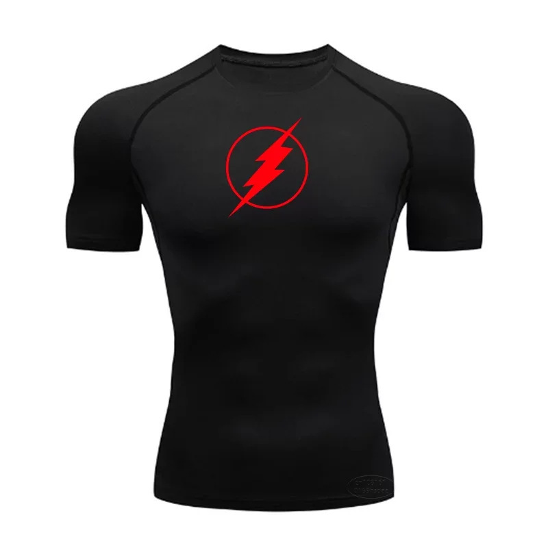 Jogging Quick Dry Breathable Top Summer Men Running Compression T-Shirt T-Shirt Short Sleeve T-Shirt Fitness Shirt S