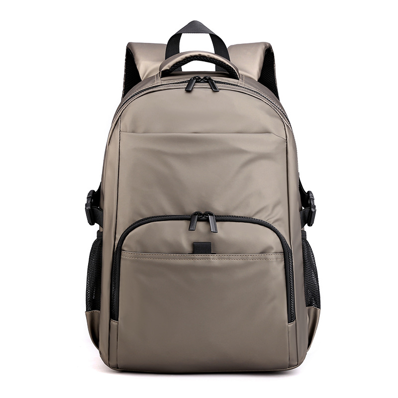 Mochila de nylon de los nuevos hombres mochila casual simple mochila estudiante ligero negocio de gran capacidad mochila de la computadora