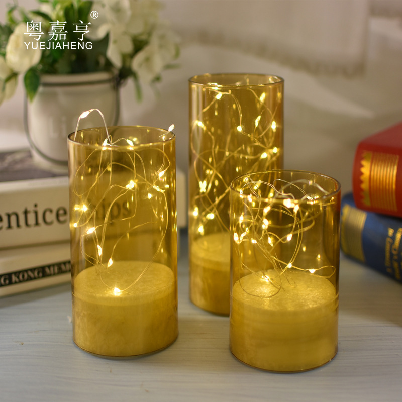 10 key remote control plastic copper wire lamp electronic candle lamp holiday candle lamp nightlight props dinner romantic atmosphere 10 key remote control plastic copper wire lamp electronic candle lamp holiday candle lamp nightlight props dinner romantic atmosphere