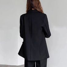 黑色西装套装女韩版大学生面试职业正装工作服西装外套女装上班族