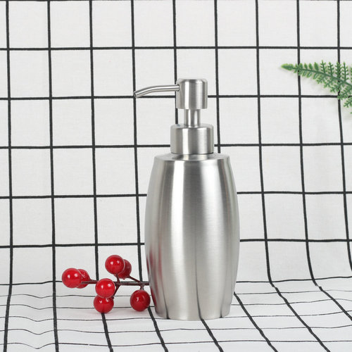 Football type 304 stainless steel soap dispenser conical hand sanitizer bottle 350ml400ml customizable logo
