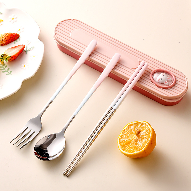 골판지 토끼 (그라디언트 핑크 3종 세트)