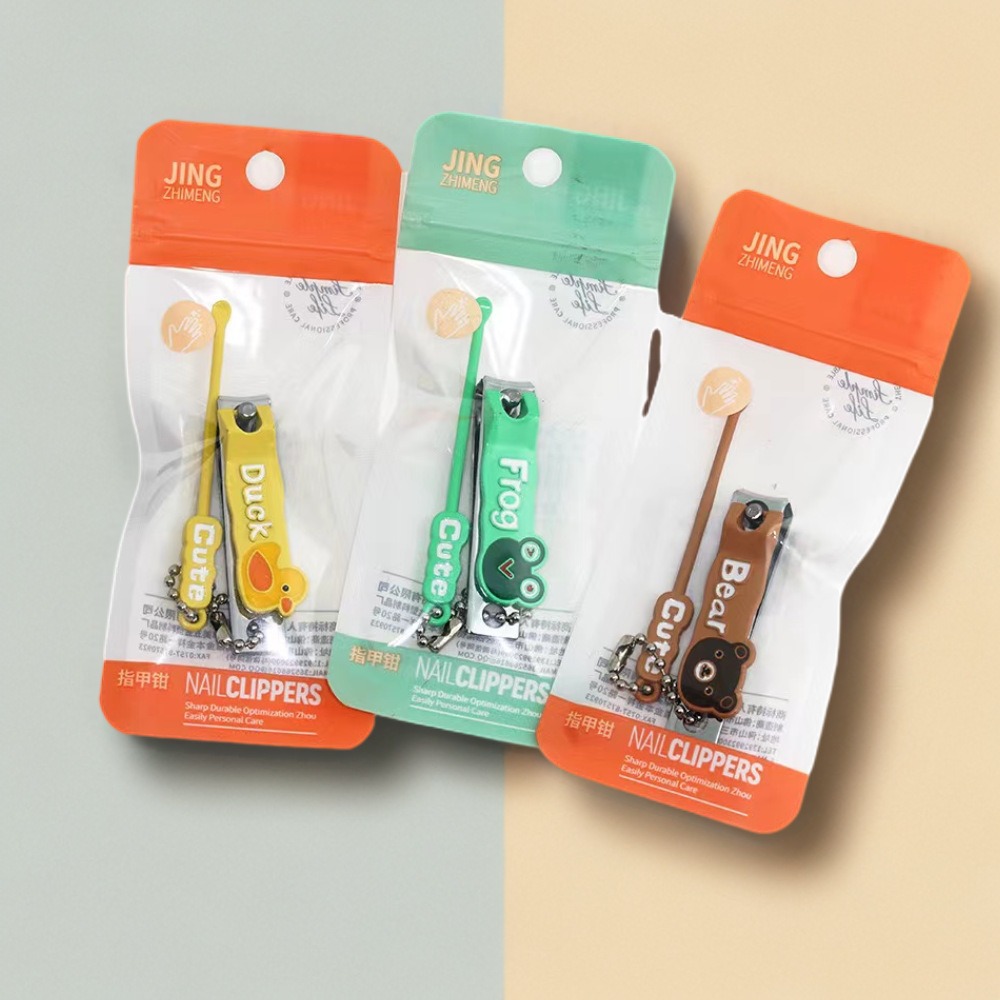 Well Dream Nail Couplers Ear Spoon suit Combination Cartoon Candy Color Student Couple Nail Couplers Ear Digging Portable Belt