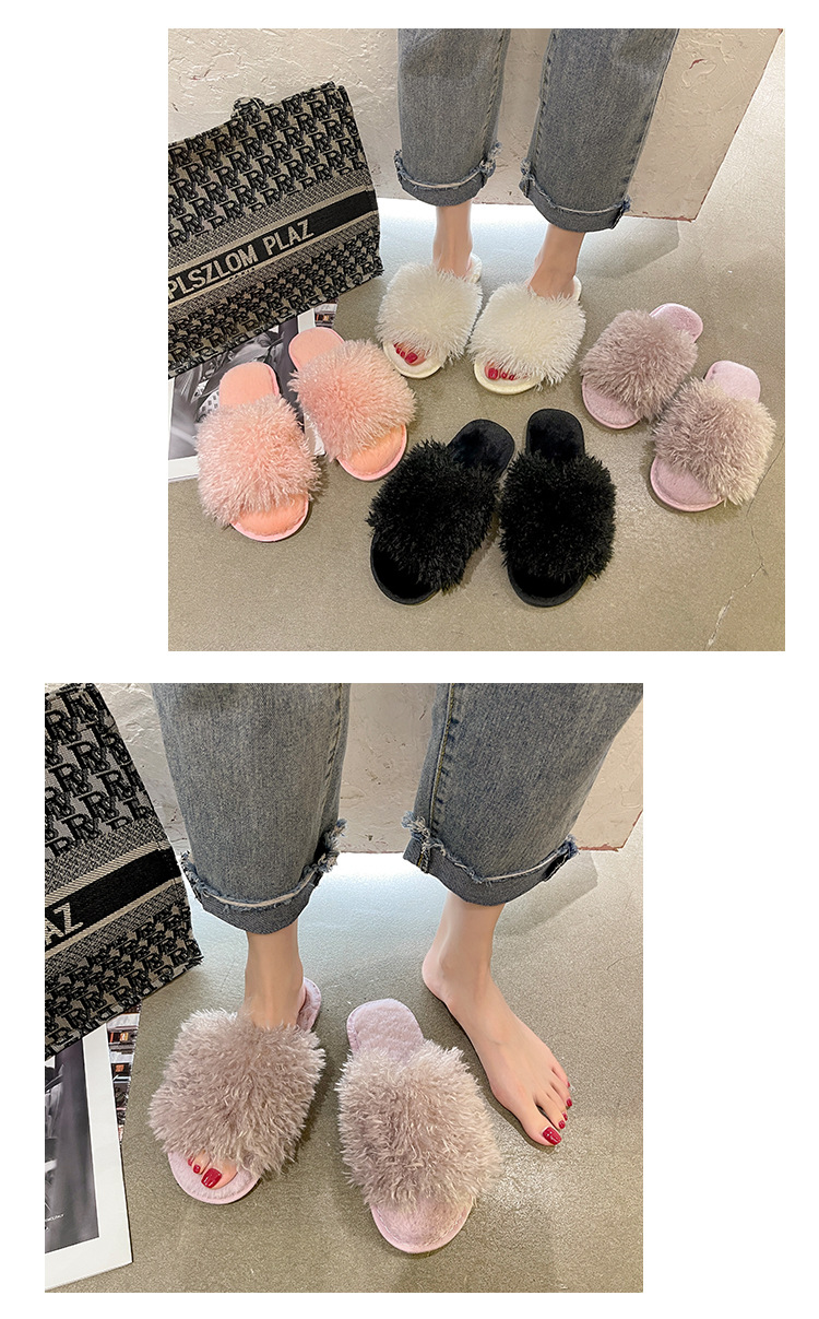 new soft plush home slippers nihaostyle clothing wholesale NSPE68470