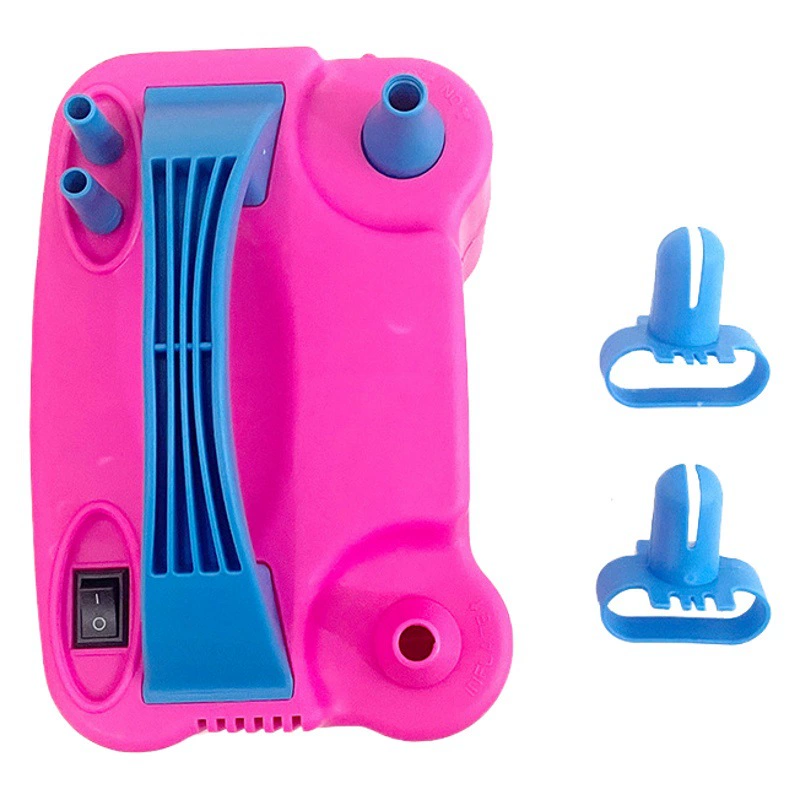 Электрическая надувная машина надувной насос электрический воздушный шар инструмент воздушный шар двойное отверстие воздушный шар насос день рождения